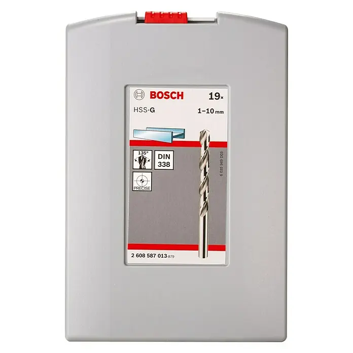 Bosch Metallbohrer-Set HSS-G - 19 -tlg. - Vorderansicht