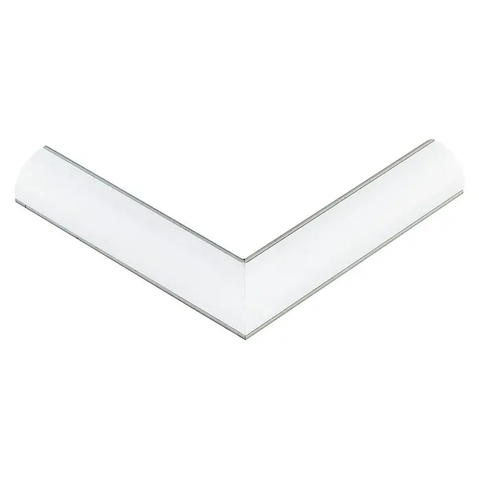 Eglo Eckverbinder Corner Profile 1 rechts - Aluminium, 11 cm, Aluminium - Vorderansicht