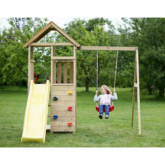 Wendi Toys Kinderspielturm Pelikan - 270 x 280 cm - Stimmungsaufnahme