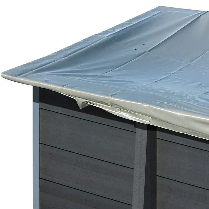 Gre Pool-Abdeckplane Winter - 580 g/m², L x B: 360 x 360 cm, PVC - Ansicht von oben