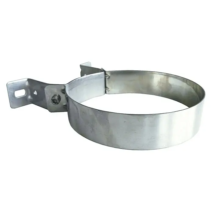 Abrazadera de pared simple  80-130 mm - Acero inoxidable