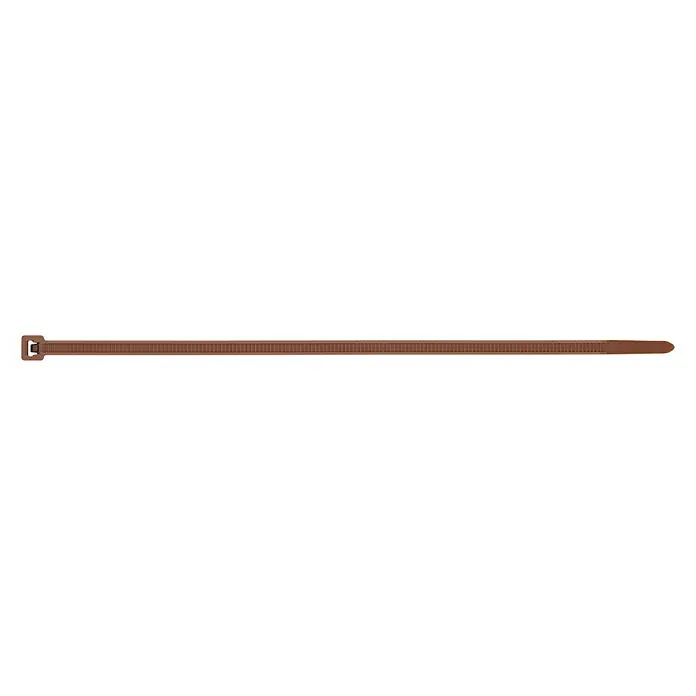 Index Bridas para cables de Nylon - Marrón, L x An: 100 x 3,6 mm, 100 uds.