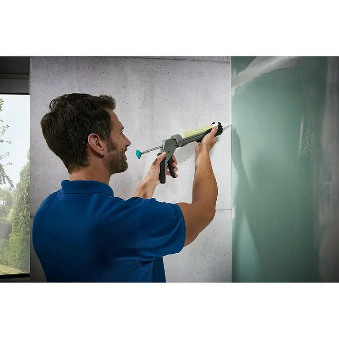 Wolfcraft Pištolj za kartuše MG 211 ERGO - Namijenjeno za: Kartuše od 310 ml Ø 50 x 225 mm, Akril - Proizvod u upotrebi
