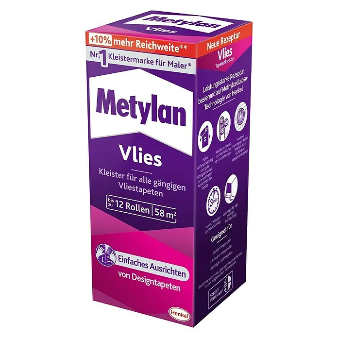 Metylan Tapetenkleister Vlies - 360 g - Vorderansicht