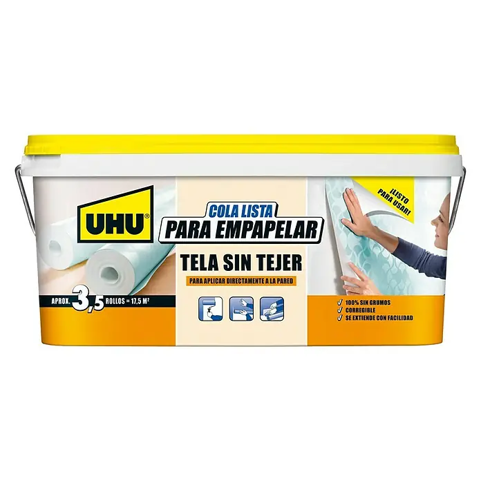 UHU Cola de empapelado Tela sin tejer - 2,5 kg