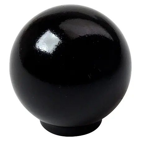 Rei  Set de pomos para muebles bola negra