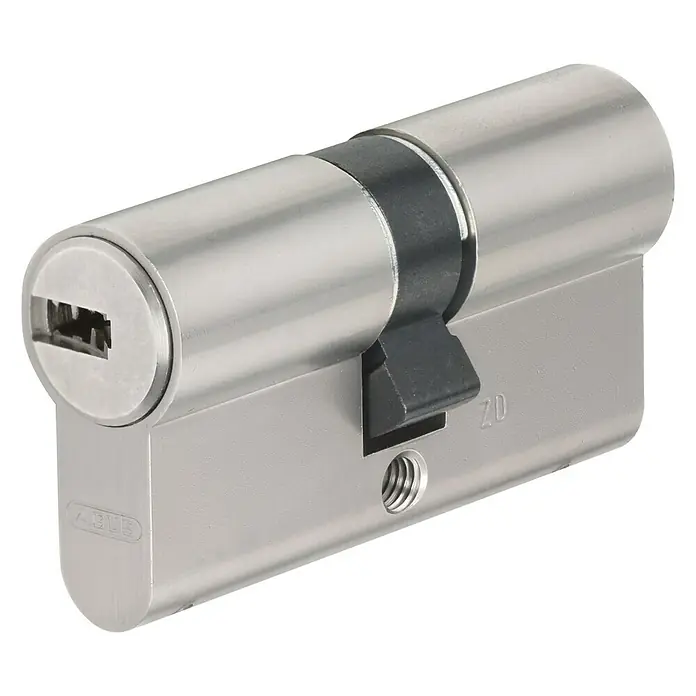 Abus Profilzylinder D20 - Baulänge innen: 30 mm, Baulänge außen: 30 mm, Anzahl Schlüssel: 5 Stk., Baulänge innen/außen: 30/30 mm, Messing