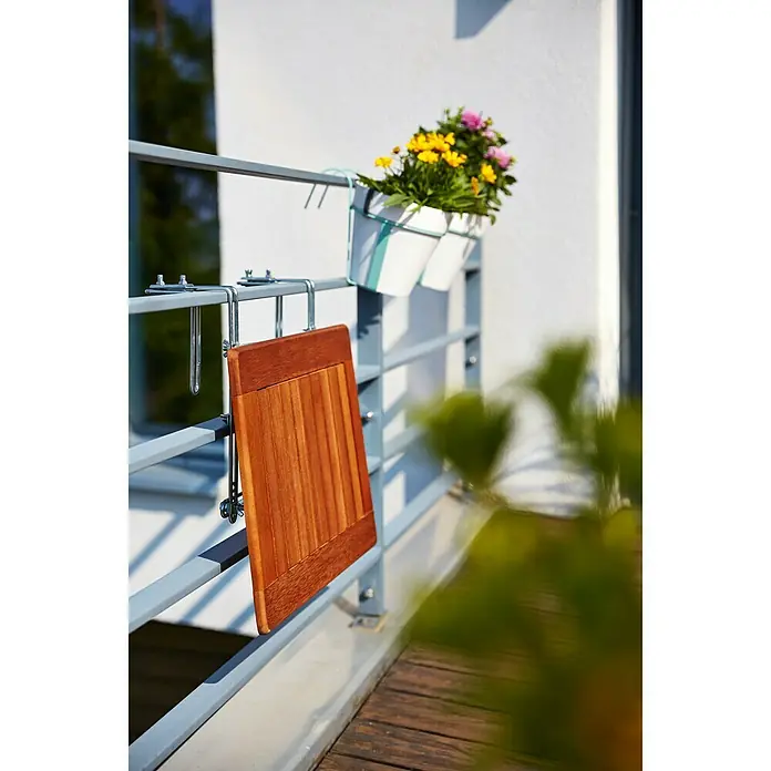 Sunfun Diana Viseći stol za balkon - 60 x 40 cm, Eukaliptus