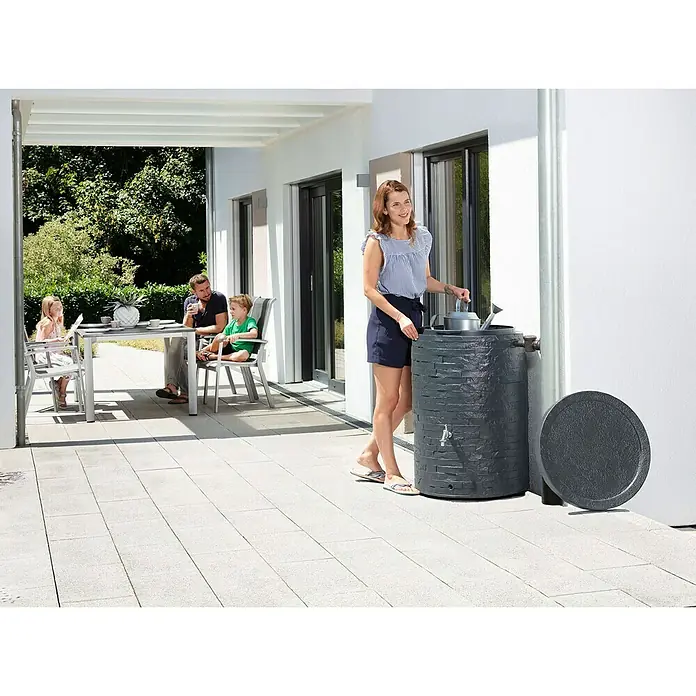 Garantia Classic Line Regenspeicher Muro - 260 l, Graphit - Anwendungsbeispiel