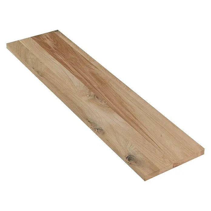Exclusivholz Leimholzplatte Rustic - Eiche, 800 x 200 x 20 mm