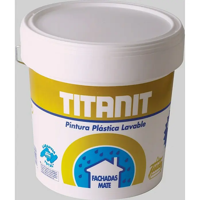 Titan Pintura para fachadas Titanit - Gris perla, 15 l, Mate