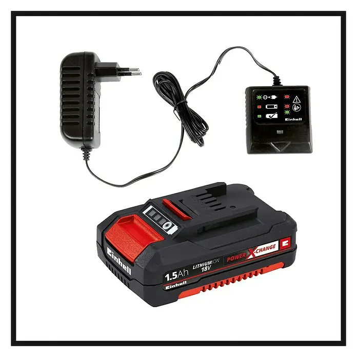 Einhell Power X-Change Akku-Rasentrimmer GC-CT 18/24 Li P - 18 V, Li-Ionen, 1 Akku, Schnittbreite: 24 cm - Vorderansicht