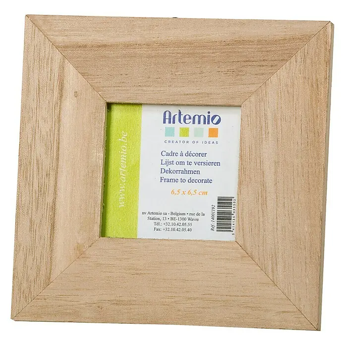 Artemio Marco para fotos - Marrón, 14,5 x 14,5 cm, Madera