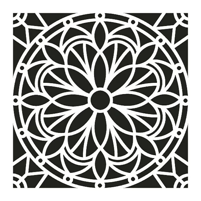 Artemio Plantilla decorativa Mándala - 30 x 30 cm