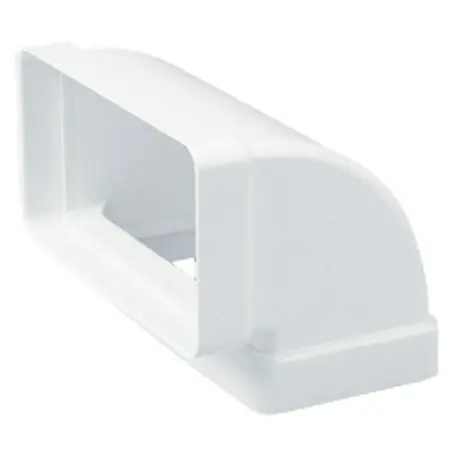 Codo vertical rectangular Tubpla