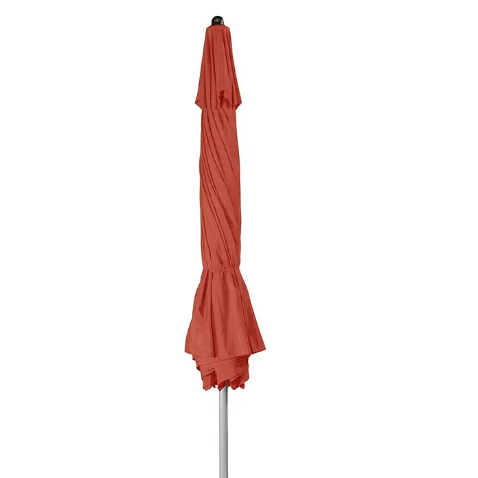 Doppler Active Kurbelschirm - Terracotta, Durchmesser: 376 cm - Rechte Seitenansicht