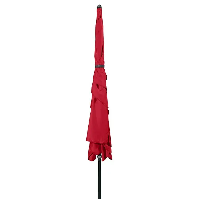 Doppler Sonnenschirm Sunline Waterproof III - Rot, 260 x 150 cm - Rechte Seitenansicht