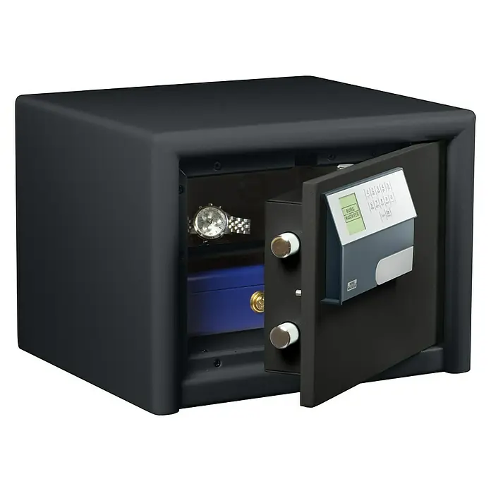 Burg-Wächter Sigurnosni sef Combi Line CL 410 E - Elektronična brojčana brava, provjerio VdS, certifikat ECB-S EN 1300, klasa 2/B, 380 x 435 x 320 mm, Crne boje - Pogled sprijeda