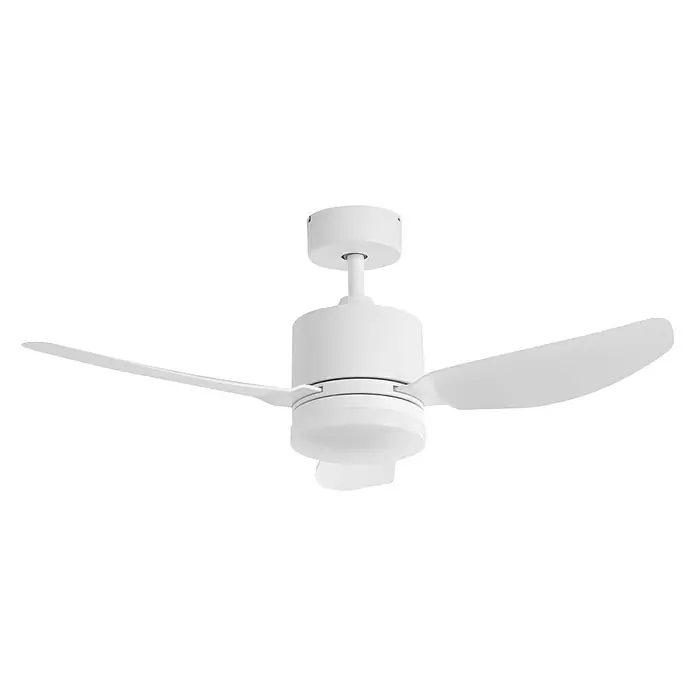 Arte confort Ventilador de techo Ellis - Diámetro: 108 cm, Blanco, 15 W, DC