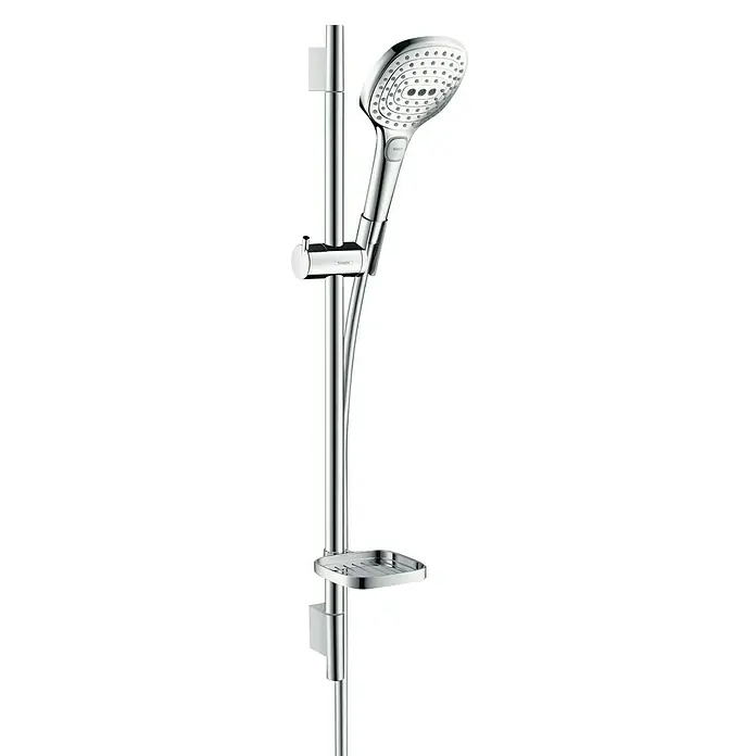 Hansgrohe Doucheset met handdouche Raindance Select E 120 - Gatafstand: 62,5 cm, Chroom - Vooraanzicht
