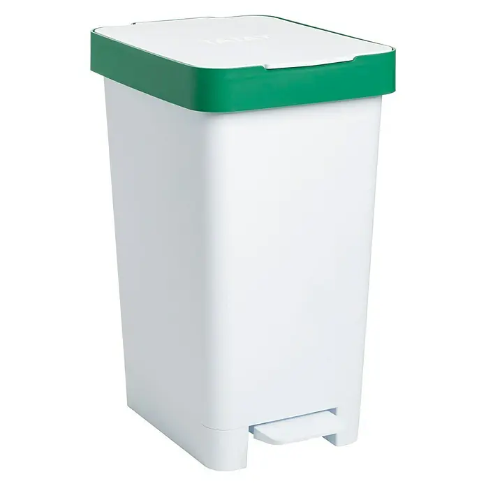 Tatay Cubo con pedal Smart - 25 l, Verde, Polipropileno