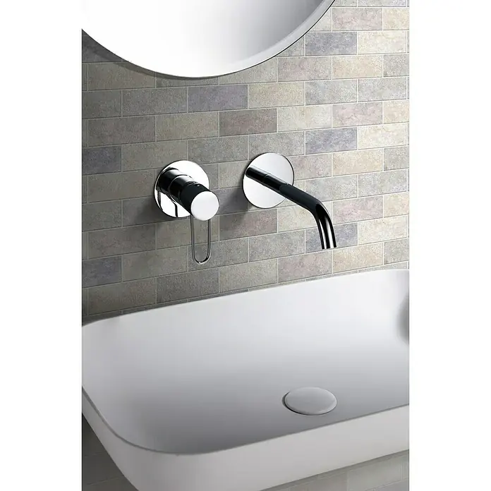 Imex Milos Grifo de lavabo empotrado - Cromo, Brillante