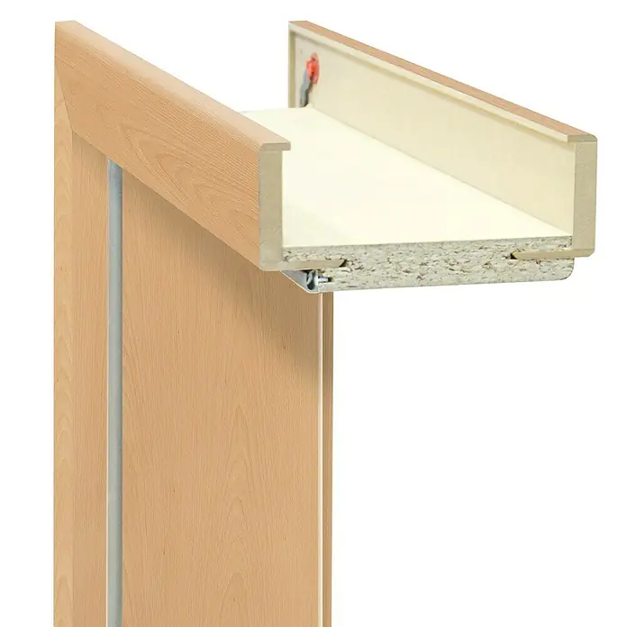 Türzarge - 735 x 1.985 mm, Wandstärke: 260 mm, DIN Anschlag: Rechts, Buche