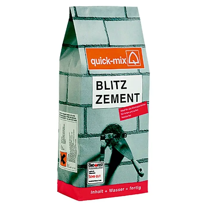 Quick-Mix Blitzzement - 10 kg, Chromatarm - Vorderansicht