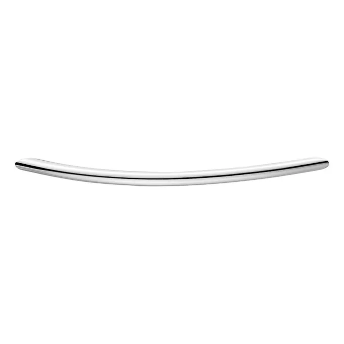 Häfele Ručka za namještaj - Tip ručke za namještaj: Držač, Čelik, Kromirano, Ø x D: 10 x 221 mm - Pogled sprijeda