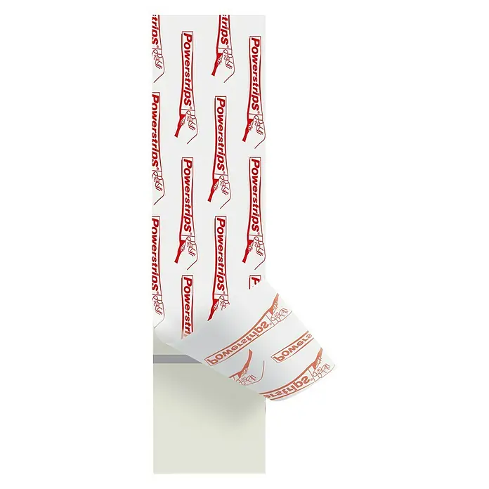 Tesa Klevende strip - Geschikt voor: Behang, Belastbaarheid: 1 kg, 6 stk., Wit - Close-up