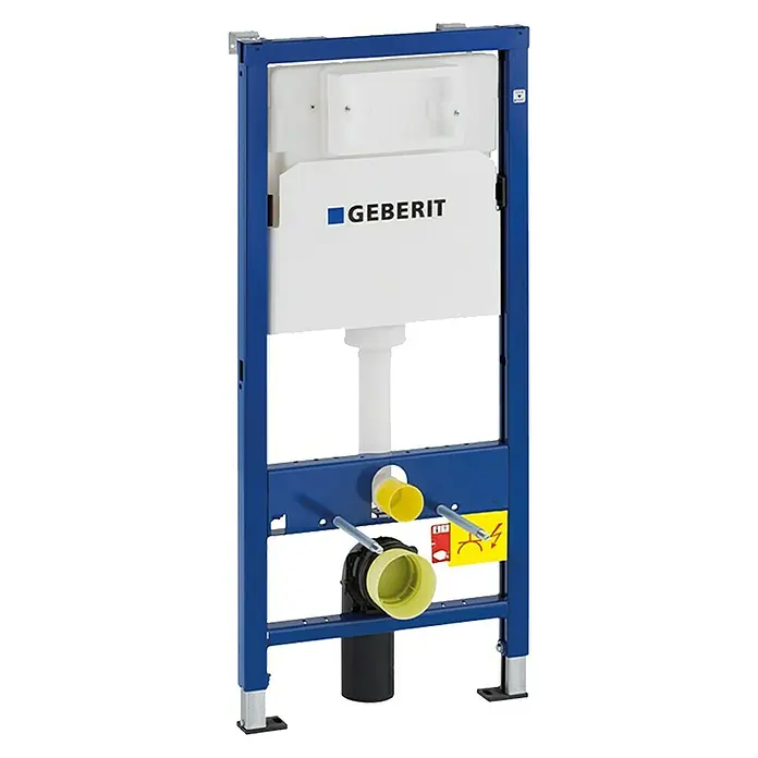 Geberit Duofix WC-Vorwandelement Basic 458.103.00.1 - 1-Mengen-Spülung, 12 x 50 x 112 cm - Vorderansicht