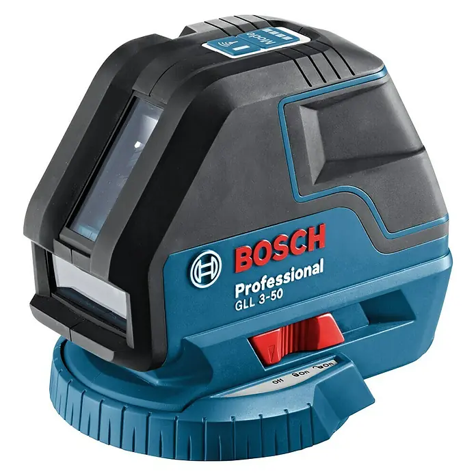 Bosch Professional Linijski laser GLL 3-50 - Radno područje: 10 m (bez prijamnika) - Pogled s lijeve strane
