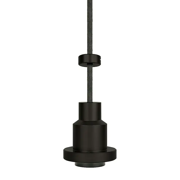 Osram Uže za viseću svjetiljku Vintage 1906 Pendulum Black - Crne boje, E27, Duljina visilice: 200 cm, Snaga: 60 W