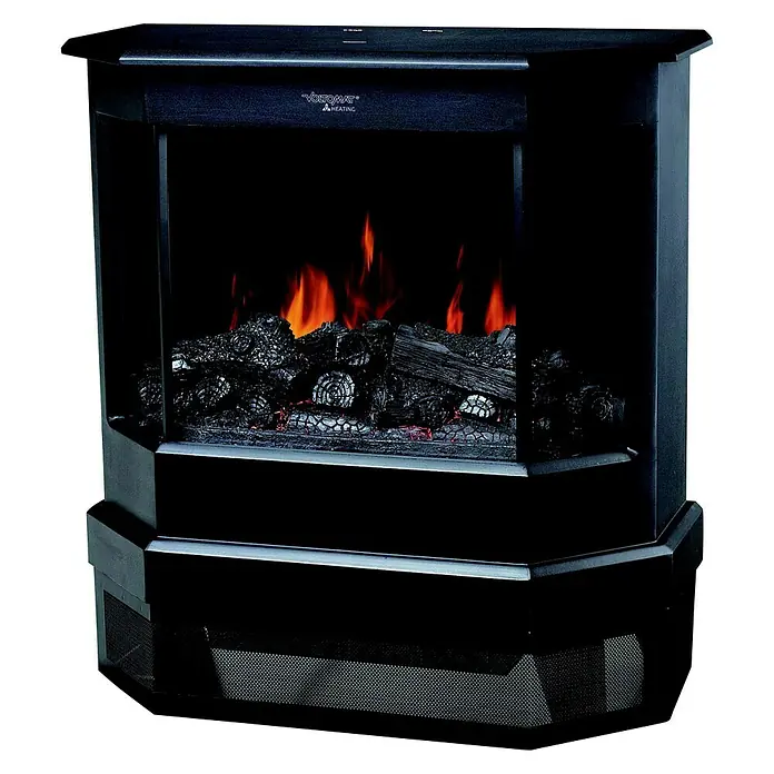 Voltomat HEATING Električni kamin - Crne boje, 1.850 W - Pogled s desne strane