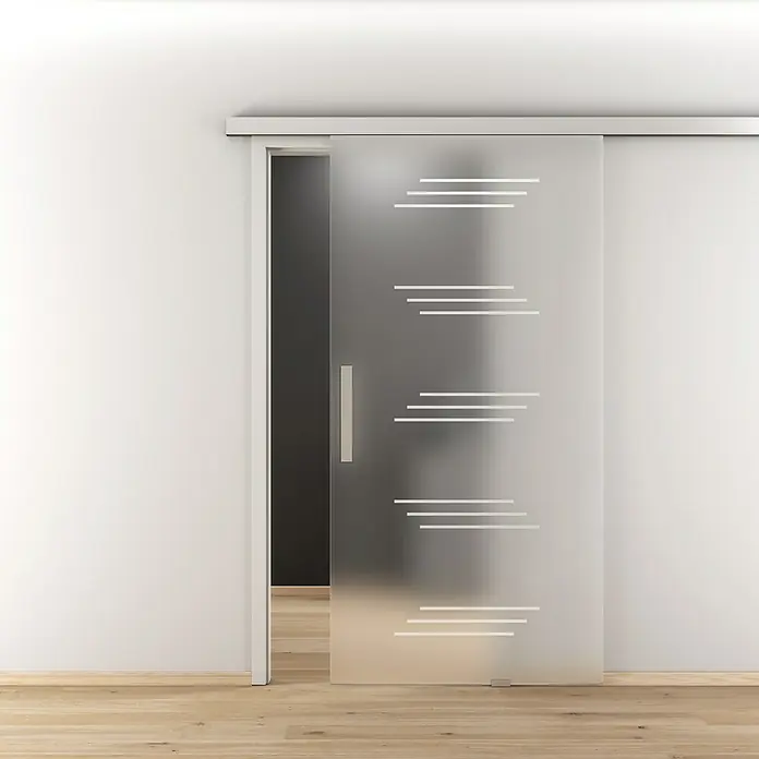 Diamond Doors Glasschiebetür 591_2 - 935 x 2.058 mm, Einscheibensicherheitsglas (ESG) - Stimmungsaufnahme