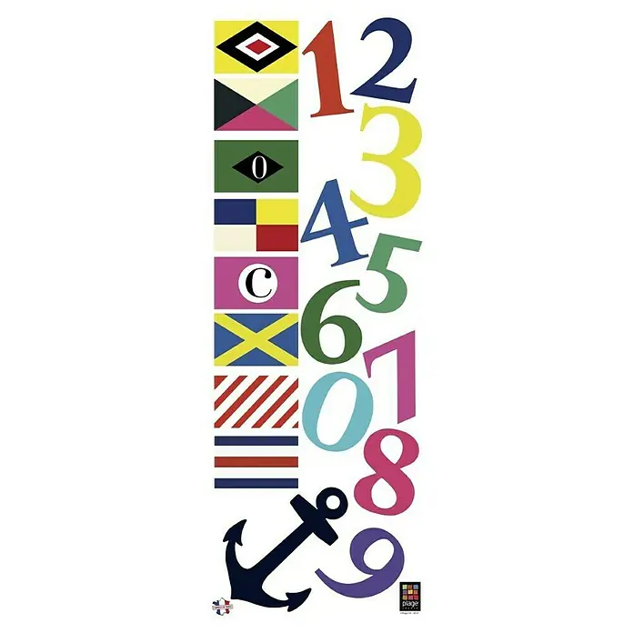Vinilo de pared Navy - Marine & Banderas, 24 x 68 cm - Vista descendente