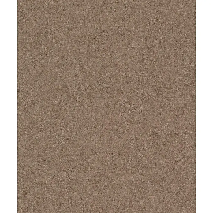 Rasch Vliestapete - Braun, Lebendige Struktur, Uni, 10,05 x 0,53 m - Vorderansicht