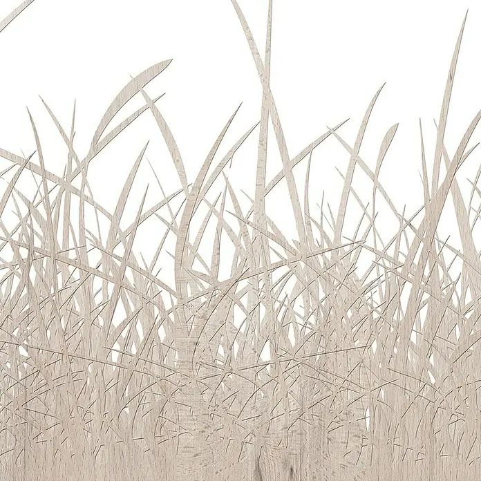 Resopal Küchenrückwand Fixmaß - Beech Grasses, 305 x 62 cm, Stärke: 15,4 mm, Holz