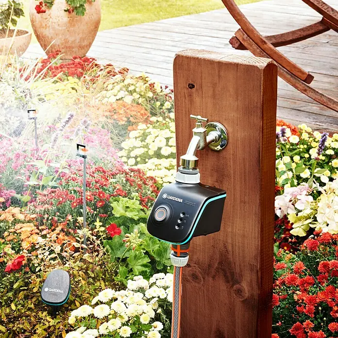Gardena Smart system Bewässerungsautomat Water Control Set - Betriebsdruck: 0,5 bar - 12 bar, Bewässerungsdauer: 1 min - 10 h - Stimmungsaufnahme