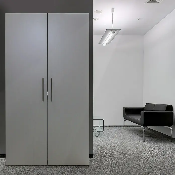 Respekta Schrankküche SKWMIS - 104 cm, Mit Duo-Kochmulde, Silbergrau - Stimmungsaufnahme