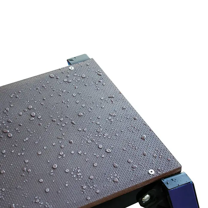 Krause Monto Arbeitsplattform StepTop - L x B x H: 1,1 x 0,41 x 0,14 m, Arbeitshöhe: 2,45 m, Aluminium - Detailaufnahme