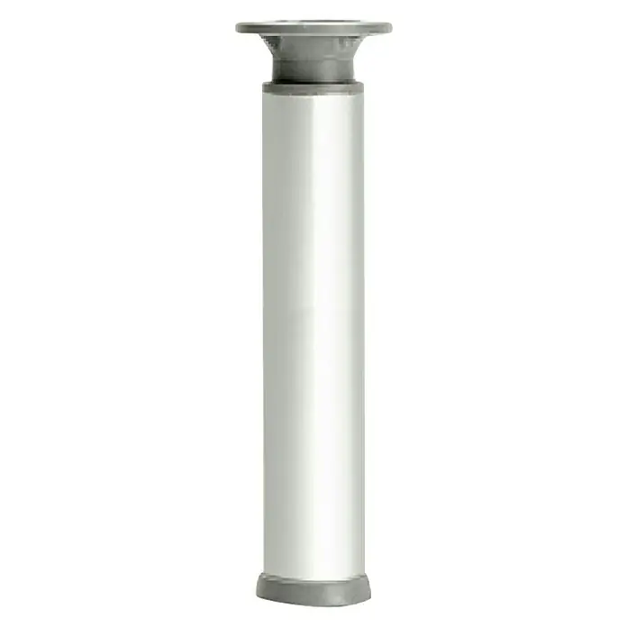 Postolje za namještaj - 150 - 170 mm, Promjer: 40 mm, Aluminij, Nosivost: 150 kg - Pogled sprijeda