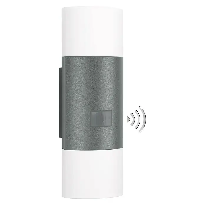 Steinel LED vanjska svjetiljka sa senzorom pokreta L910 - 9,8 W, D x Š x V: 8 x 8,5 x 23,5 cm, Antracit, Bijele boje, Topla bijela - Pogled s lijeve strane