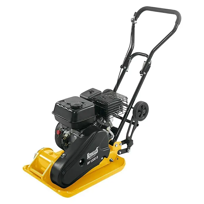 Herkules Rüttelplatte RP1300 B - 4,8 kW, Verdichtungsdruck: 1.300 kg, 196 cm³ - Rechte Seitenansicht