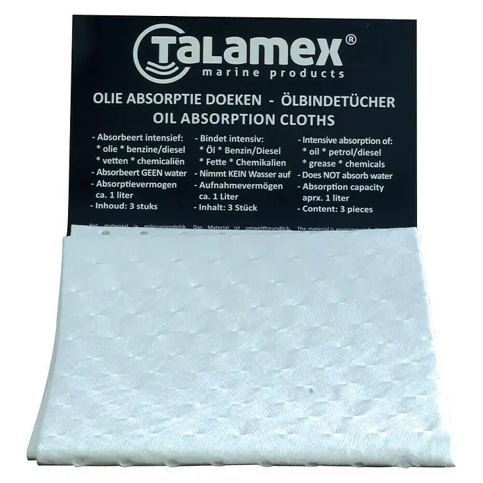 Talamex Ölbindetücher - 3 Stk. - Ansicht von oben