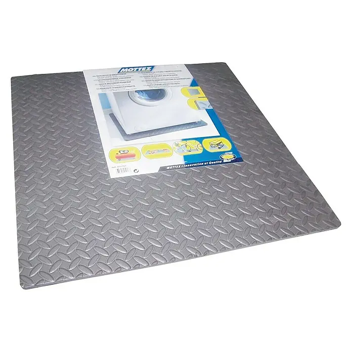 Mottez Schaumstoffmatte - Grau, 620 x 620 x 12 mm