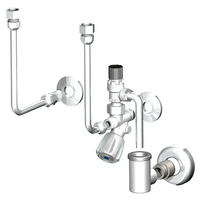 Speicheranschlussgarnitur ARA - ½ Zoll, 6 bar