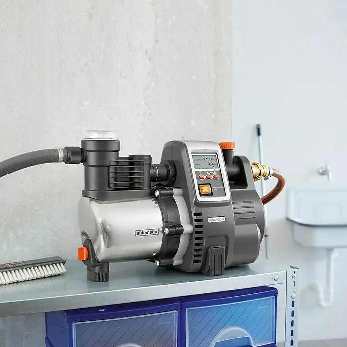 Gardena Kućna pumpa za vodu 6000/6 LCD inox - 1.300 W, Maksimalni protok: 6.000 l/h, Maksimalni tlak: 5,5 bar