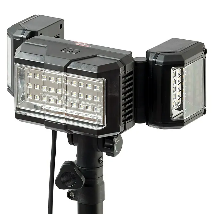 Profi Depot LED reflektor - S 3 žarulje, Sa stativom, 42 W, IP54