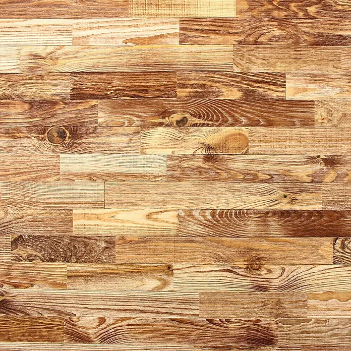 Wodewa Echtholzriemchen Allgäu 002 - Anfallende Länge: 200/400 mm, Breite: 50 mm, Stärke: 4 mm, Inhalt: 1 m² - Vorderansicht